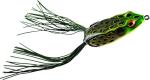 BOOYAH Pad Crasher Topwater Bass Fishing Hollow Body Frog Lure with Weedless Hooks, Bullfrog