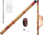 Telescopic Rod Kit Tenkara Fishing Rod Kit 20FT-Zoom Stream 4 Lengths Collapsible Fly Rods Backpacking Fishing Pole Quality Carbon Tube Creek Rods(Tenkara Rod Only, 14.8Ft-4.5m)
