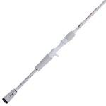 Abu Garcia 6’10” Veritas Casting Fishing Rod, 1-Piece Rod, 12-20lb Line Rating, Medium Heavy Rod Power, Fast Action, 1/4-1 oz. Lure Rating, White