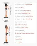 VEVOR Cabinet Jack Support Pole, 2-Pack, 15.75-23.6 Inch Steel Telescopic Quick Support Rod, Adjustable 3rd Hand System up to 220 lbs Capacity for Installing Cabinets, Lifting Drywall, Cargo Bars