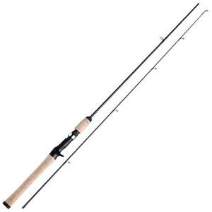Sougayilang Fishing Rods Graphite Lightweight Ultra Light Trout Rods 2 Pieces Cork Handle Crappie Casting Fishing Rod(6'0'')