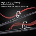 Sougayilang Fishing Rods Graphite Lightweight Ultra Light Trout Rods 2 Pieces Cork Handle Crappie Casting Fishing Rod(6'0'')