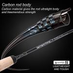 Sougayilang Fishing Rods Graphite Lightweight Ultra Light Trout Rods 2 Pieces Cork Handle Crappie Casting Fishing Rod(6'0'')