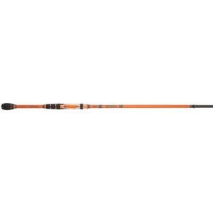 Berkley 6’6” Shock Casting Rod, 1 Piece Composite Medium Heavy Power Fishing Rod for Freshwater or Saltwater Fishing, Shock Absorbing Tip, Orange