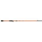 Berkley 6’6” Shock Casting Rod, 1 Piece Composite Medium Heavy Power Fishing Rod for Freshwater or Saltwater Fishing, Shock Absorbing Tip, Orange