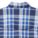 Field & Stream Men's Line Burner Short Sleeve Fishing Shirt, Ultramarine Plaid, 3X-Large