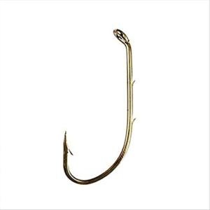 Eagle Claw 181A-8 Baitholder Hook, Size 8, Bronze, 10 Pack