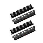 Simple Deluxe Vertical Fishing Rod Holders Wall-Mounted – Simple Deluxe Fishing Rod Rack, Fishing Pole Holder & Rack, Store 12 Rods or Combos in 13.6", Vertical 12 Rod Racks, 2 Pairs Grey