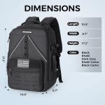 KastKing KarryAll KastMate Fishing Tackle Backpack,Water-Resistant Tackle Bag With 2 Rod Holders,Fishing Gear and Equipment With Large Gear Storage,Black