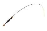 13 FISHING - Wicked Pro Ice Rod - 42" MH (Medium Heavy) - Composite Blank - Split Grip Handle with Evolve Reel Seat - PS-42MH, Black