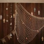PATIKIL Fishing Net Decor, 80" x 40" Mediterranean Style Photographing Decoration Natural Fish Net Party Accessory for Home Bedroom, Black