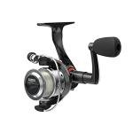 Zebco Verge Spinning Fishing Reel, Size 20 Reel, Right or Left-Hand Retrieve, Pre-Spooled with 8-Pound Zebco Fishing Line, All-Metal Gears, Black