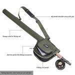 Lixada Portable Fly Fishing Rod Bag with 9ft Medium Power Rod, Reel, 20 Flies & Storage Tube