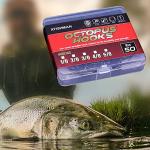 Octopus-Hook-Fishing-Beak-Circle-Hooks-Freshwater-Red-Black-100-50 Pack (2-Black, 3/0 50-Pack)