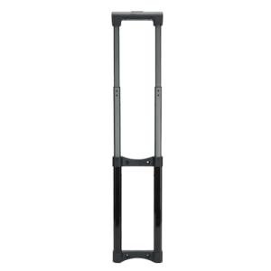 DIY Suitcase Telescopic Handle Spare Parts Stretchable Compact Black Metal Pull Rod 32inch Long