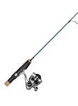 St Croix Rod Premier Ice Fishing Rod & Reel Spinning Combo - 28" Medium-Light, Black