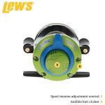 Lew's Crappie Thunder Jig/Troll Fishing Reel, 3.6:1 Gear Ratio, Right-Hand Retrieve, Crappie Thunder Green