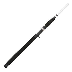 Berkley 7’6” Big Game Casting Rod, One Piece Inshore Rod, 10-20lb Line Rating, Medium Rod Power, Moderate Action, 1/2-3 oz. Lure Rating,Black/White/Red