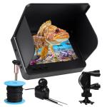 Underwater Fishing Camera, 5 inch Fishing Camera with Infrared Night Vision Light and Upgraded HD Lens,Portable Fish Finder with 98ft Cable for Ice Lake Boat Kayak Fishing, Waterproof
