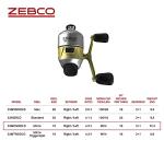 Zebco 33 Gold Spincast Fishing Reel, Changeable Right or Left-Hand Retrieve, All-Metal Gears, Pre-Spooled with Zebco Cajun Fishing Line, Silver/Gold
