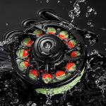 Piscifun Sword Fly Fishing Reels with CNC-machined Aluminum Alloy Body Fly Reel 3/4wt (Black)