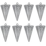 Fishing Weights Sinkers Pyramid Sinkers Surf Fishing Sinkers for Saltwater Fishing Gear Tackle 1oz 2oz 3oz 4oz 5oz 6oz 8oz 10oz 12oz 14oz 16oz