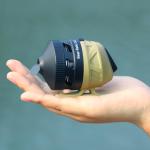 Sougayilang Kid Spincast Fishing Reel,Dial-Adjustable Drag Trouble-Free Push-Button Bait Casting Design Pre-Spooled with Fishing Line