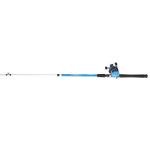 Shakespeare Tiger Conventional Line Counter Reel and Fishing Rod Combo, 7'10" 2-Piece Rod, Tubular Fiberglass Rod Blank Construction, Comfortable EVA Handle