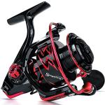 Sougayilang Spinning Reels Ultra-Weight, 6.2: 1 High Speed ​​Gear Ratio, Metal Frame and Rotor, 12 + 1 Shielded BB, Smooth Powerful Freshwater and Saltwater Spinning Fishing Reel(SD-2000-Red)