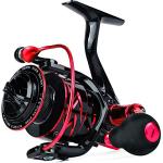 Sougayilang Spinning Reels Ultra-Weight, 6.2: 1 High Speed ​​Gear Ratio, Metal Frame and Rotor, 12 + 1 Shielded BB, Smooth Powerful Freshwater and Saltwater Spinning Fishing Reel(SD-2000-Red)