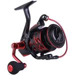 Sougayilang Spinning Reels Ultra-Weight, 6.2: 1 High Speed ​​Gear Ratio, Metal Frame and Rotor, 12 + 1 Shielded BB, Smooth Powerful Freshwater and Saltwater Spinning Fishing Reel(SD-2000-Red)
