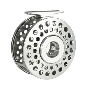 5/6wt Click Stop Fly Reel Classic Design Lightweight 86mm Diameter Clicker Fishing Reel CNC Machined Aluminum for Freshwater Fishing