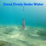 Dr.Fish 2 Pack Sputnik Sinker Spider Sinker Surf Fishing Lead Weight Pyramid Saltwater Beach Casting Sea Fishing 3oz