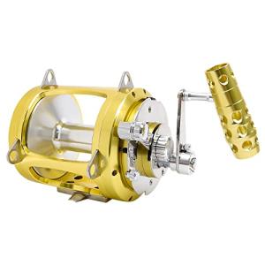 Trolling Reel 2-Speed Fishing Reel Offshore Big Game Deep Saltwater Trolling Fishing Reel for Tuna Sailfish Swordfish (80W-1740yd/200lbs)