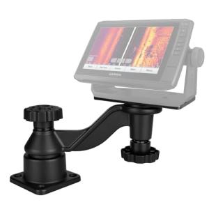 Velpaw MOUNTS Swing Arm Fish Finder Mount, All Aluminum Heavy Duty Marine Electronic Mount for Boats & Kayak,Built for Saltwater, Big Waves, and Adventure