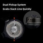 RUNCL Spincast Fishing Reel with Monofilament Line