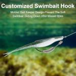 Bombrooster 15-Pc Weighted Worm Hooks Set