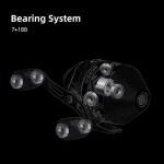 RUNCL Spincast Fishing Reel with Monofilament Line