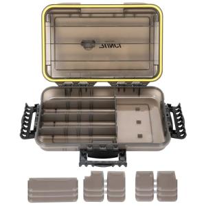 RUNCL Waterproof Fishing Tackle Box with Dividers