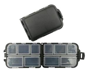 2 Small Portable Fishing Tackle Storage Boxes