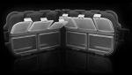 2 Small Portable Fishing Tackle Storage Boxes