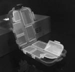 2 Small Portable Fishing Tackle Storage Boxes