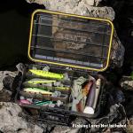 RUNCL Waterproof Fishing Tackle Box with Dividers