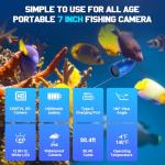 Blu7ive 1200TVL Underwater Fishing Camera with Monitor