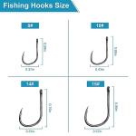ReeMoo Premium Fishing Hooks with Portable Box