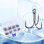 UCEC Treble Hooks Kit - Sharp Carbon Steel, 110pcs