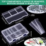 Honoson 6 Pack Clear Fishing Tackle Box