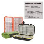 LESOVI Waterproof Fishing Lure Tackle Box Organizer