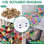 Honoson 6 Pack Clear Fishing Tackle Box