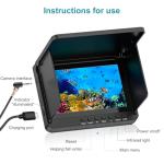 Portable Underwater Fishing Camera with Night Vision